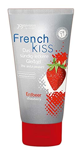 JOYDIVISION Frenchkiss Erdbeer, 75 ml,wasserbasiertes Gleitgel,Das sündig-leckere Gleitgel