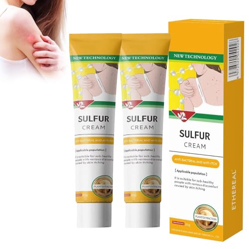 Crema antifúngico, ungüento para la psoriasis, Crem a Externa Para El Cuidado De La Piel De Las Tiñas,adecuado para picaduras de ácaros, irritación inflamatoria de la piel, picor (2)