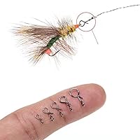 フライ　毛鉤 Amazon | GreatFishing 150個 ステンレススチール クイック