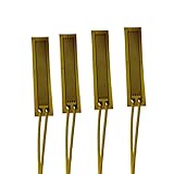 Strain Gauge, Cuidr 20AA 120ohm Foil Resistance Strain Gauge Used in Material, Industry or Science Experiment for Load Cell Pressure Resistance (4 Pack)