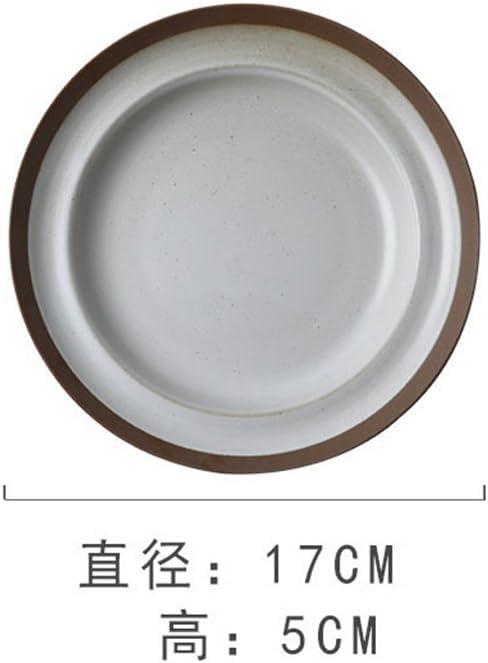 KDUQHF ヴィンテージ日本のディナープレート家庭用大型スーププレートサラダスパゲッティプレート注目の大型スープボウル 【ホームラウンドウエスタン】