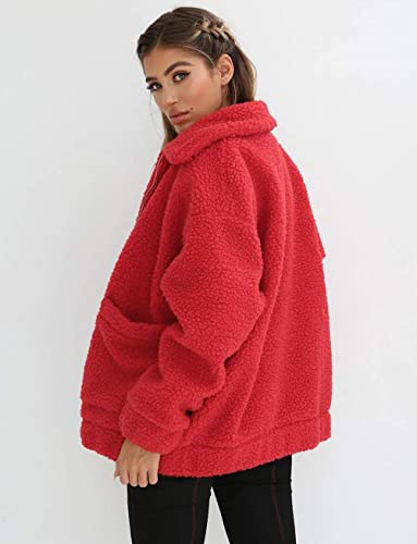 image for PRETTYGARDEN Women's Fashion Winter Coats Sherpa Fleece Faux Fur Shear
