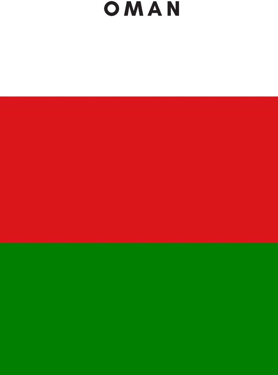 Oman: Country Flag A5 Notebook to write in with 120 pages