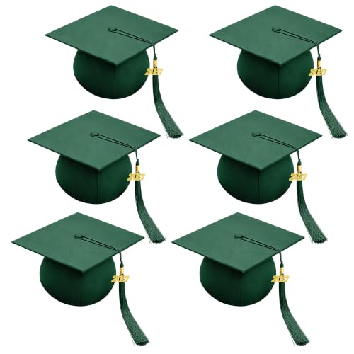 Image of Unisex Matte Graduation Cap 2026 2027 Tassel for High School