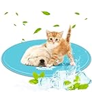 Nobleza - Cooling Mat for Dogs and Cats, Pet Cooling Blanket Self Cooling with Non-Toxic Gel, Small Pet Cooling Bed, Diameter 60 cm