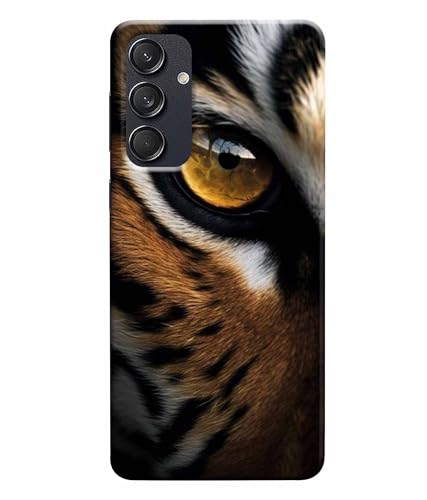 Image of Printed Hard Back Case Cover & Compatible for Samsung Galaxy M55 5G / M55S / F55 5G | Tiger Faces Art (Multicolor) - D1205