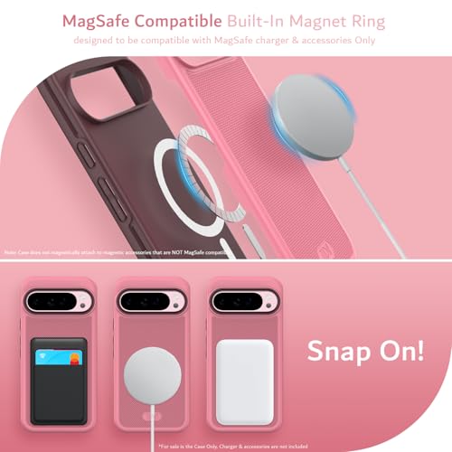 Image of TUDIA MergeGrip [Magsafe Compatible] for Pixel 9 Pro XL Case - Smokey Pink