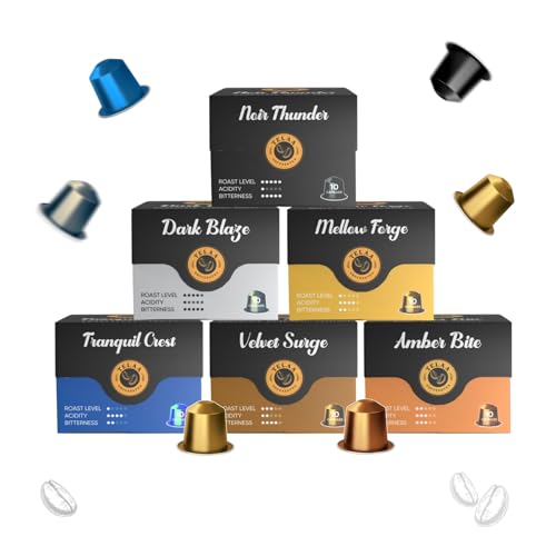Image of 60 Espresso Coffee Capsule Pods Specialty Blend - Intensity 5, 6, 7, 8, 9 & 10 | Best Deal | Single Origin Arabica | Compatible with OriginalLine machines | Pack of 60.