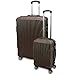 Produktbild BERWIN® Kofferset M + XL 2-teilig Reisekoffer Trolley Hartschalenkoffer ABS Teleskopgriff Modell Strike (Braun)
