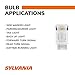 SYLVANIA - 3157 LED White Mini Bulb - Bright LED Bulb, Ideal for Daytime Running Lights (DRL) and Back-Up/Reverse Lights (Contains 2 Bulbs)