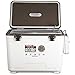 Engel 30qt Live Bait Cooler Box with 2nd Gen 2-Speed Aerator Pump - Portable Fishing Station & Minnow Bucket for Shrimp & Other Live Fish with Aerator - ENGLBC30-N in White