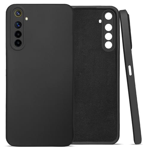 Image of Jkobi Back Cover Case for Realme 6 (Matte Finish Silicone with Inside Fiber Cloth)