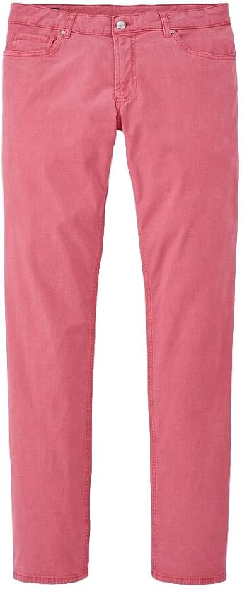 PETER MILLAR rown Crafted Mens Wayfare Five Pocket Pant in Stone 40, Rpear