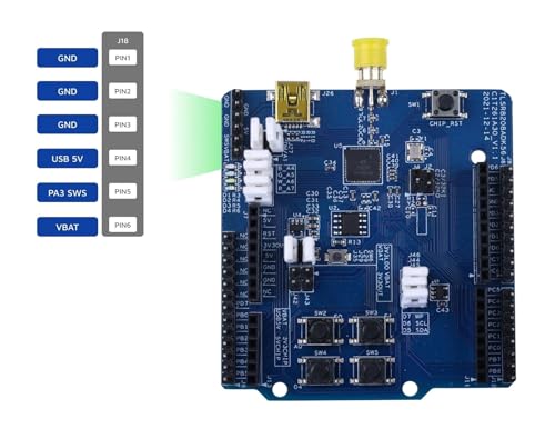 Placa de desarrollo TLSR8208 para evaluación de microcontroladores y pruebas de hardware 4