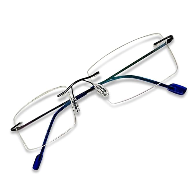 Redex Rimless Rectangle Optical Premium Reading Glasses For Men And Women Reading Power Glasses For Men & Women (Browm) (2.00, Blue) (B0CJFQ8VDL) Amazon Price History, Amazon Price Tracker