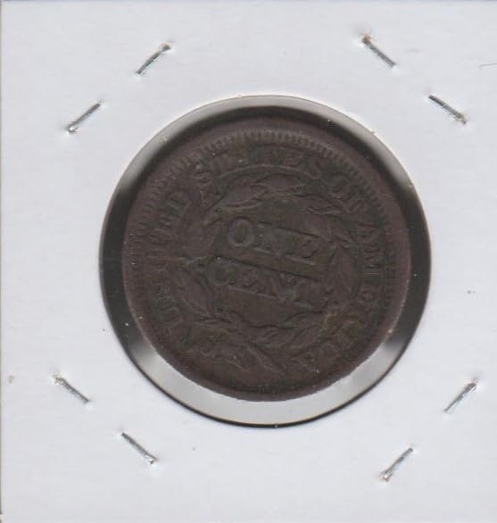 1851 No Mint Mark Matron Head Modified (1835-1839) and Braided Hair (1835-1857) Penny Seller Very Fine