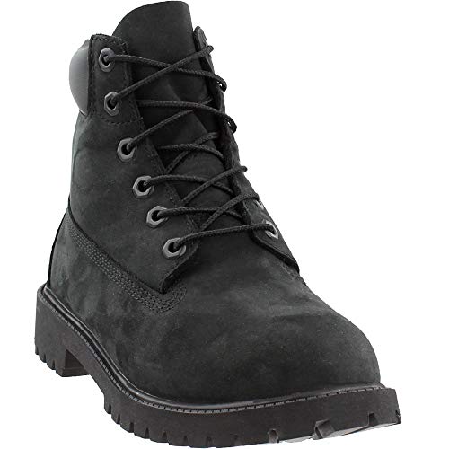 Timberland 6 in Premium bottes enfant nubuck noir imperméable taille 36