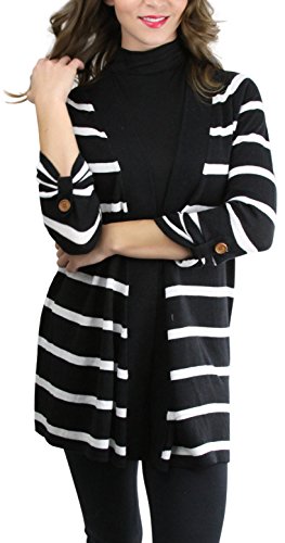 Image of ToBeInStyle Women's Warm Heavy Knit Long Sleeve Cardigans