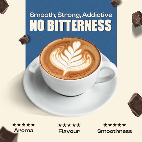 Image of Evora Greens Vanilla Blend - Smooth Instant Coffee Powder | Arabica & Robusta Beans | Hot, Cold & Black Coffee | 100g Glass Jar