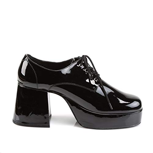 Funtasma by Pleaser Men's Jazz-02 Platform Oxford,Black Patent,L - Thumbnail 5