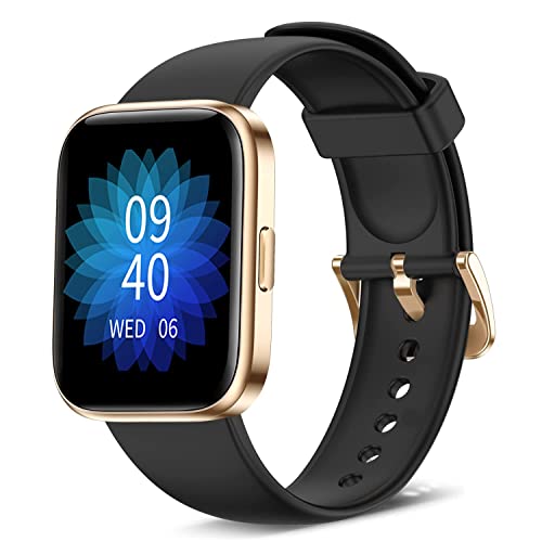 AcclaFit Smart Watch Fitness Tracker with 24/7 Heart Rate, Blood Oxygen Blood Pressure, and Sleep Monitor, Full Touch 5 ATM Waterproof Smartwatch, Step Counter Watch for Women Men Kids