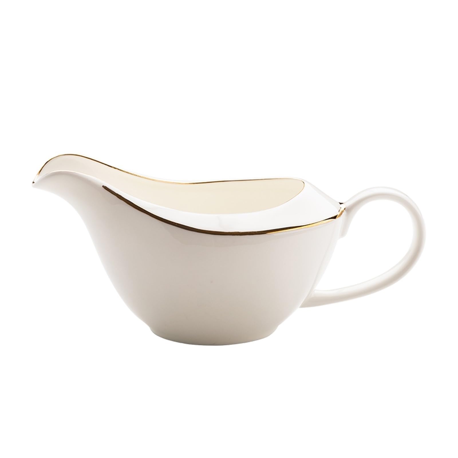 Seau à sauce anti-goutte en porcelaine pour ne plus rater vos services