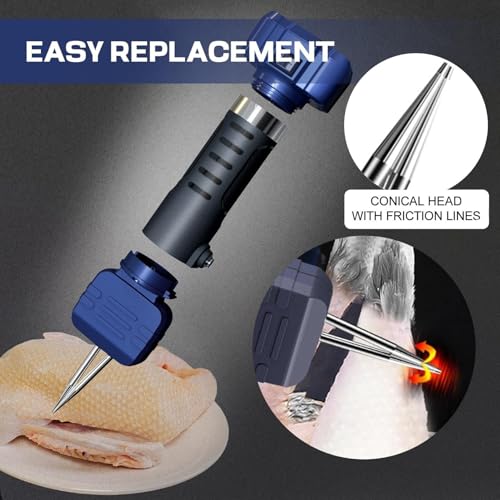 Máquina para desplumar aves de mano recargable e impermeable portátil 6
