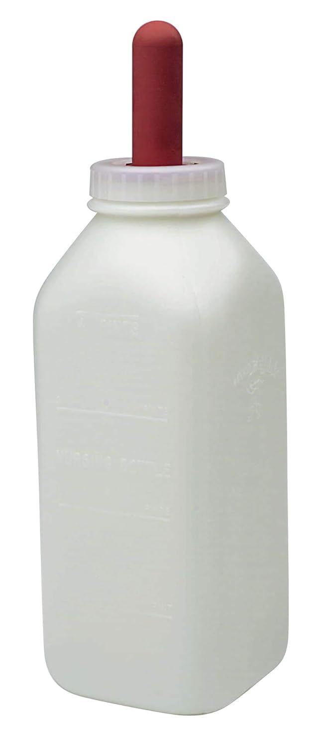 Bouteille d'allaitement Miller 2 Qt avec tétine en caoutchouc vissable