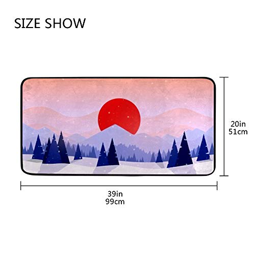 Tapis de cuisine imperméable et antidérapant super confortable