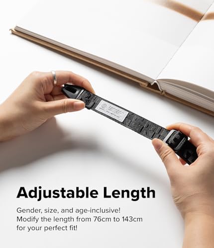 Image of Ringke Shoulder Strap [Dual-Ended Design] Adjustable Crossbody Strap, Anti-Theft Neck Lanyard for iPhone /Galaxy /Pixel Phone Cases, Cameras, etc