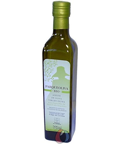 3 botellas de vidrio de 500 ml - ParqueOliva BIO - Aceite de oliva virgen extra ecológico Por Oliva Oliva Internet S.L.