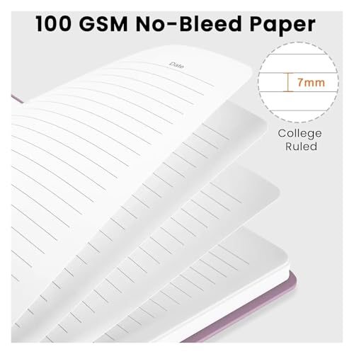 Carnet à spirale A5 violet, le support inspirant pour votre journalisation - 3