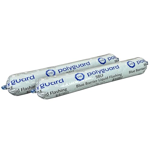 Blue Barrier Liquid Flashing 2-Pack 20oz Sausage Tubes Weather-Resistant Air Barrier for Window and Door Installations Low VOC Made in The USA