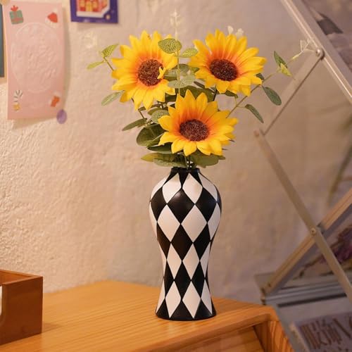 Vase noir pour fleurs d'architecte et centre de table - 8