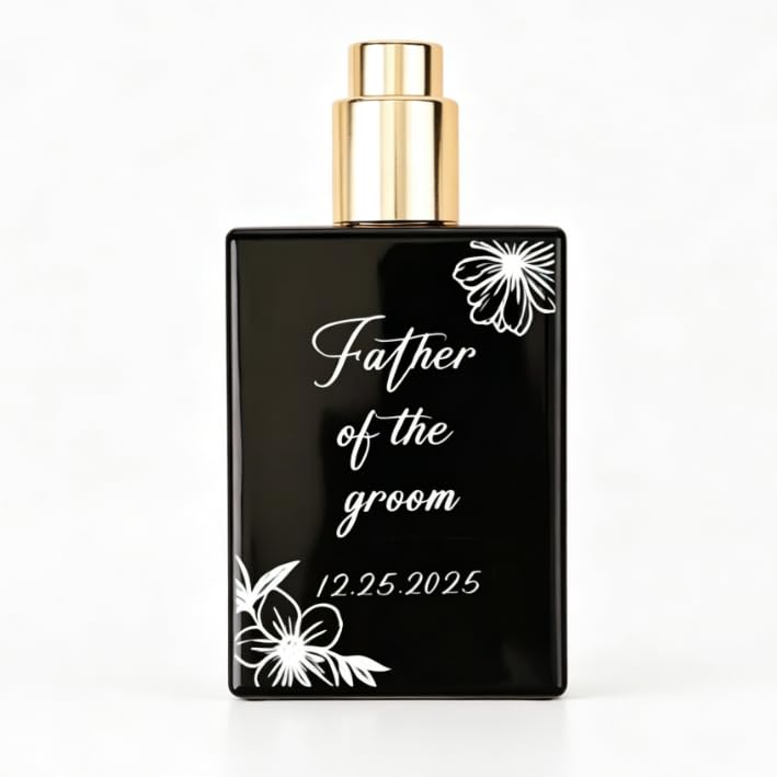 Custom Engraved Name&Date Cologne Perfume Bottle,30 50 100ml