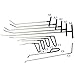 WHDZ Paintless Dent Repair Rods 11Pcs Auto Body Paintless Dent Repair Tools Kit for Door Dings Hail Repair and Dent Removal
