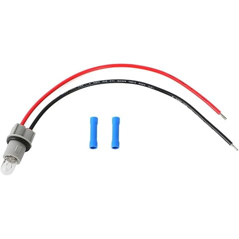Upgrade A0005400966, 000 540 09 66, A 000 540 09 66 Side Marker Lamp Light Socket Wire Harness Set Fits for Mercedes C-Class W203 / W204 1998-2012, Fits for CL-Class W215/W216 2000-2012 (1) Cover