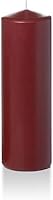 Vista 7 de Yummi - Velas de pilar redondas delgadas de 2,25 x 3 pulgadas, color burdeos - 4 por paquete