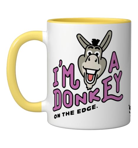 Taza de cerámica Shrek Emoji Donkey 11 oz miniatura 1
