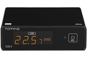 TOPPING E30 II Lite HiFi USB DAC Digital Audio Converter with AK4493S Chip (Black)