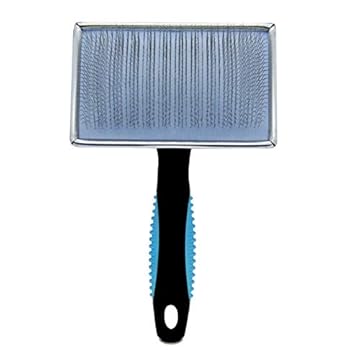 Rasqueadeira Clássica Reta Grande Azul Propetz Propetz para Cães, Grande, Azul