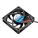 WINSINN 70mm 12V Fan - Dual Ball Bearing 4500 RPM 7015 Cooling Fan Replacement for PC/Computer Case/CPU Cooler, 30cm Cable with XH2.54-2PIN, Brushless 70x15mm (2Pcs)