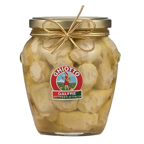Galfrè Antipasti d'Italia - Gourmandises spéciales d'huile d'olive - Jar de Artichauts gr. 530 - Produit Artisanal Italien Cover