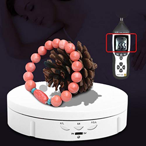 #N/A Plataforma giratória elétrica de 360 graus para fotografia, capacidade 10kg, plataforma giratór