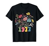 Retro Vintage 1977 Tee Turning 48 Wildflower Tees