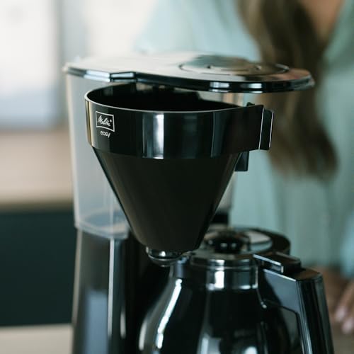 Melitta Easy Therm – Kaffeemaschine mit doppelter Thermokanne, Filterkaffeemaschine mit Tropfstopp, für bis zu 8 Tassen Kaffee pro Kanne, schwarz – Bild 7