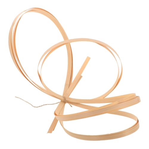 Veemoon 2 Rolls Flat Strip Weaving Rattan Decorative Craft Supplies DIY Wide Handmade Strip for Basket Making