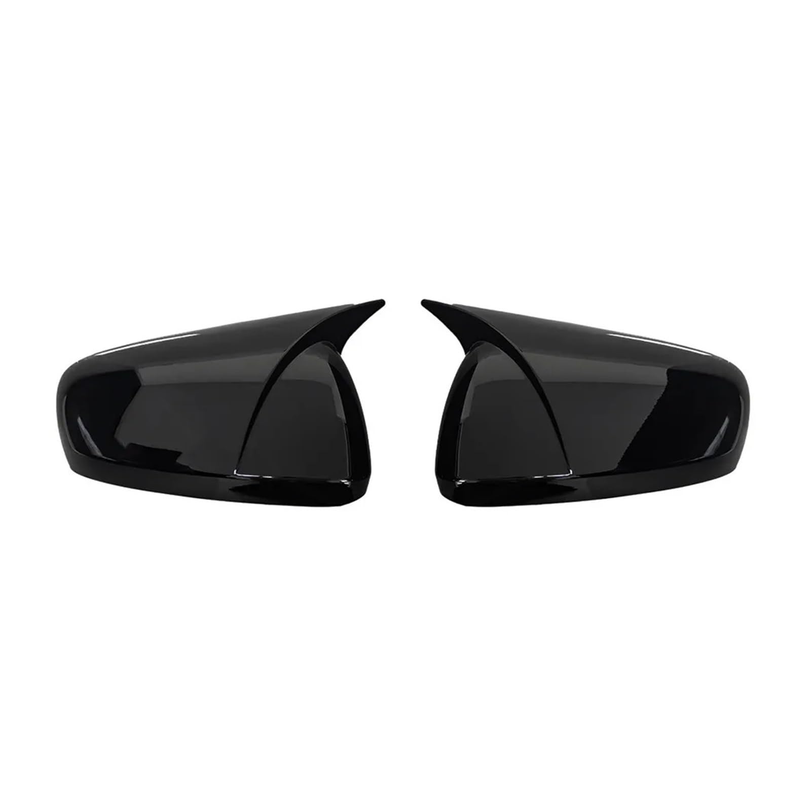 2PCS Compatible with Renault Koleos 2016-2020 Rearview Side Mirror Cover Wing Cap Exterior Door Rear View Trim Car Decoration Accessories(Gloss Black)