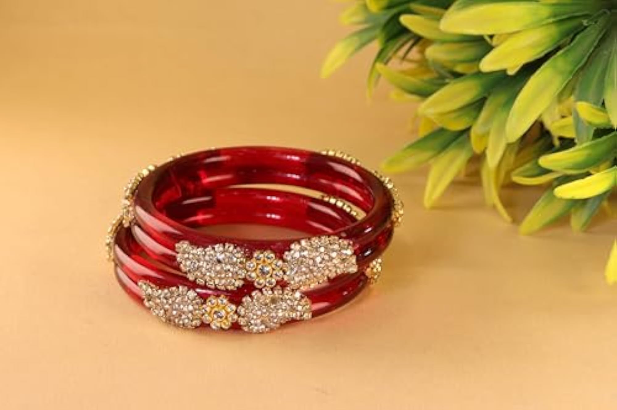 Fancy Kada Set for Glass Bangles, Set of 2