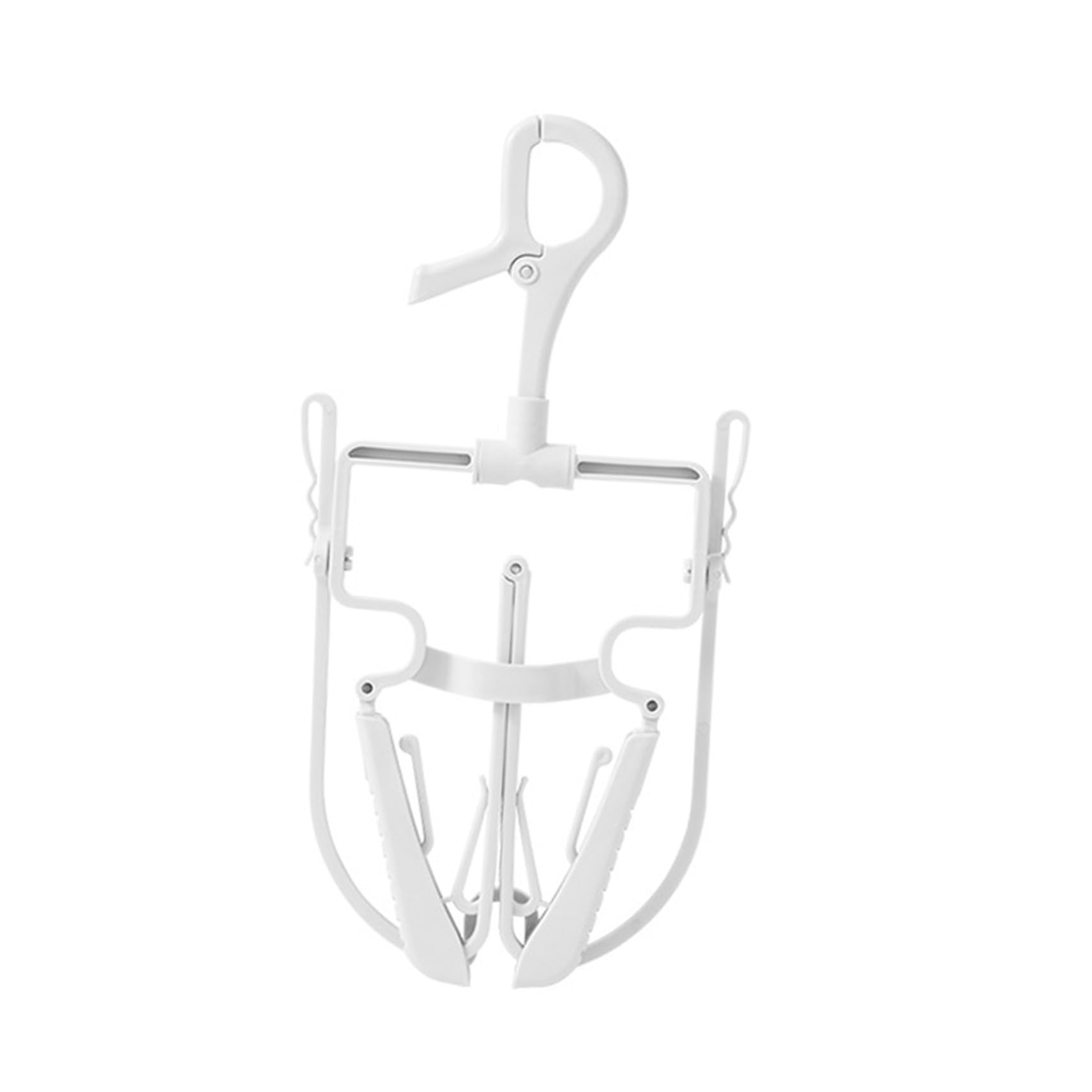 Generic Foldable Adjustable Hoodie Hanger Anti-Slip Heavy Duty Clothes Drying Rack for Spaces Dorms Hotels with Sturdy Ergonomic